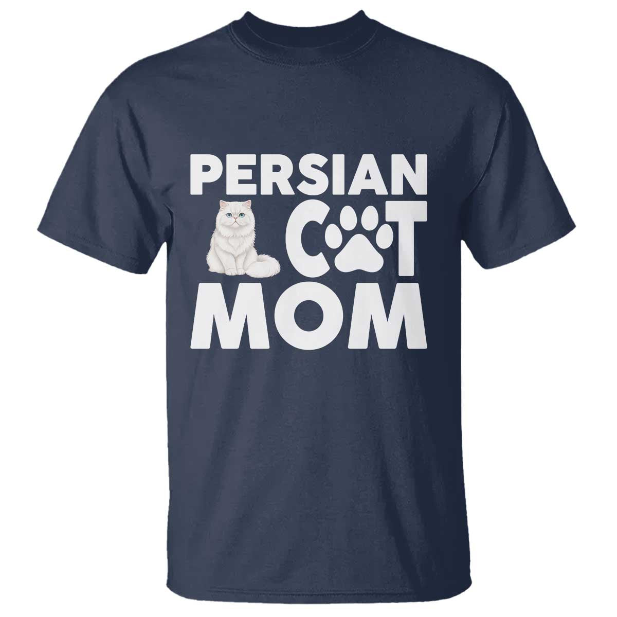 Proud Persian Cat Mom T Shirt Fluffy Cat Lover Gift For Her