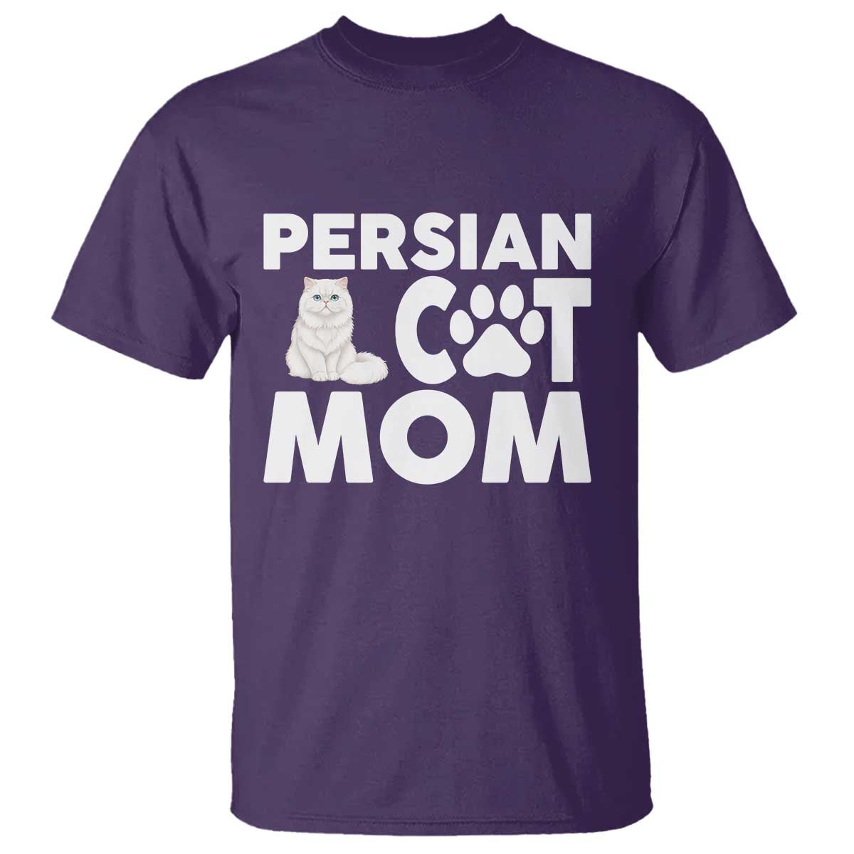 Proud Persian Cat Mom T Shirt Fluffy Cat Lover Gift For Her