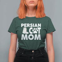 Proud Persian Cat Mom T Shirt For Women Fluffy Cat Lover Gift For Her