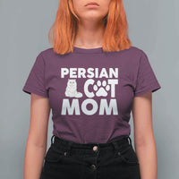 Proud Persian Cat Mom T Shirt For Women Fluffy Cat Lover Gift For Her