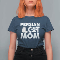 Proud Persian Cat Mom T Shirt For Women Fluffy Cat Lover Gift For Her