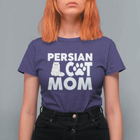 Proud Persian Cat Mom T Shirt For Women Fluffy Cat Lover Gift For Her