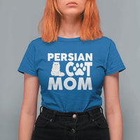 Proud Persian Cat Mom T Shirt For Women Fluffy Cat Lover Gift For Her