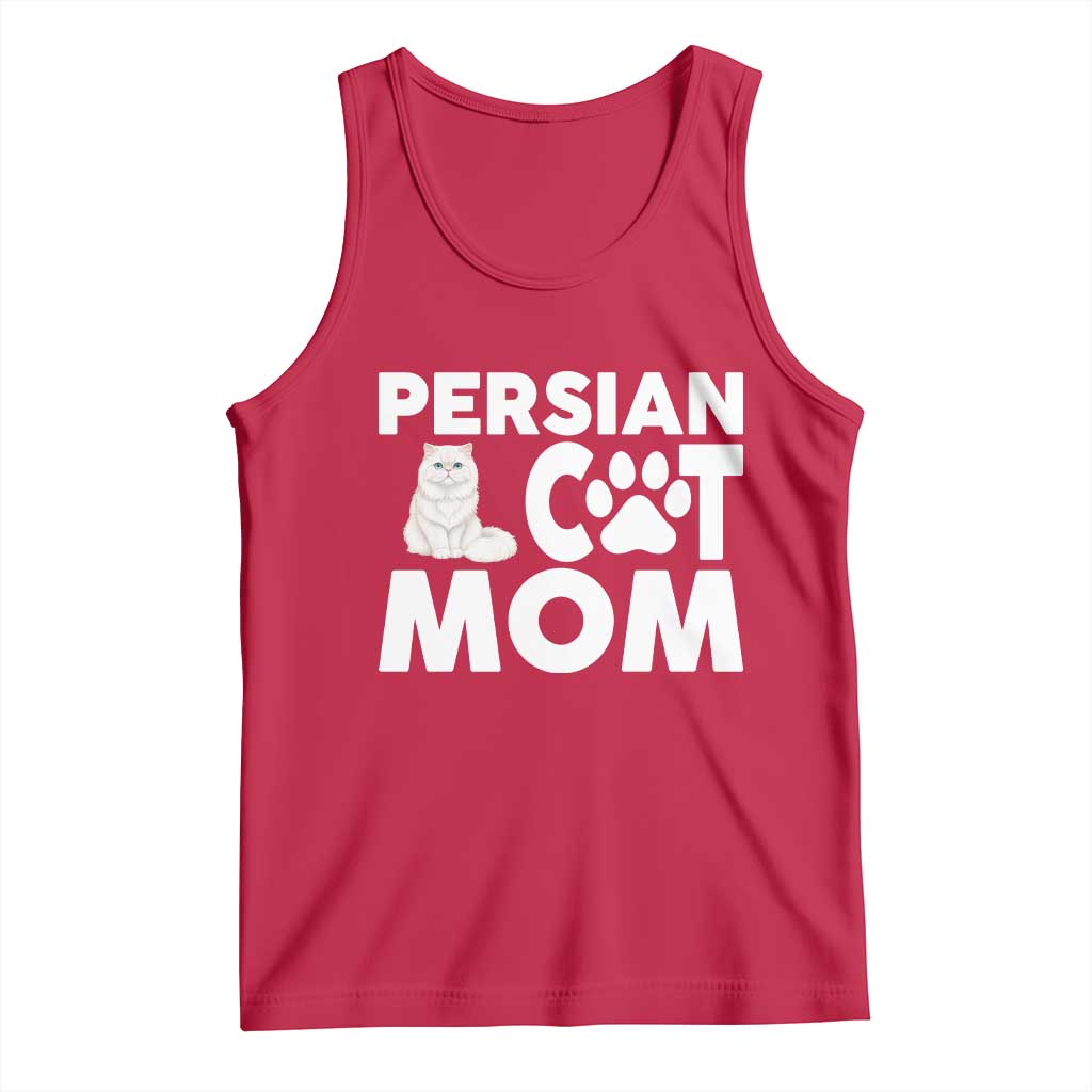 Proud Persian Cat Mom Tank Top Fluffy Cat Lover Gift For Her
