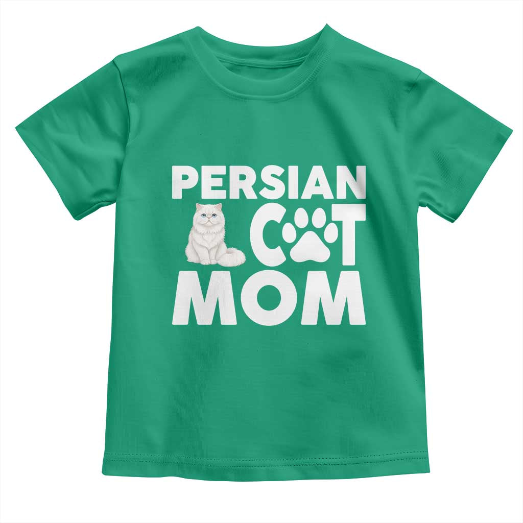 Proud Persian Cat Mom Toddler T Shirt Fluffy Cat Lover Gift For Her