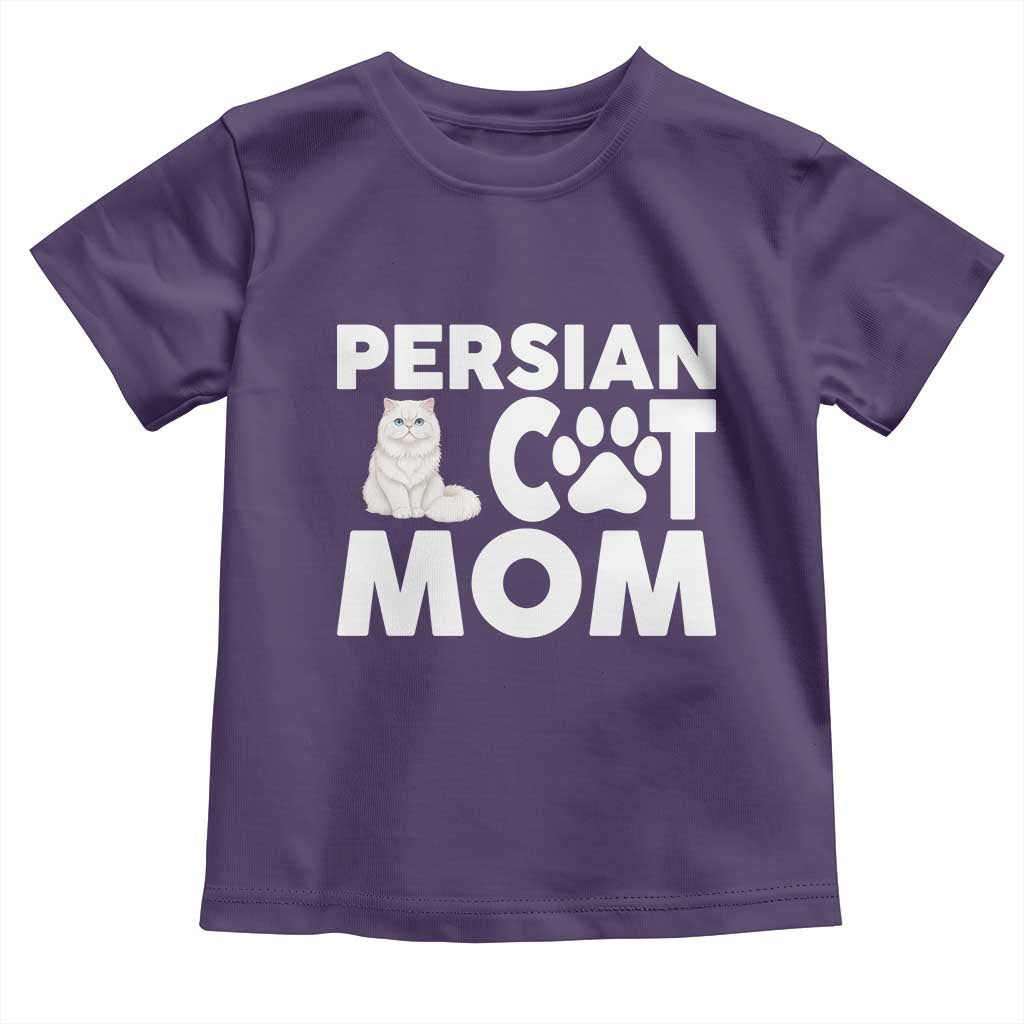 Proud Persian Cat Mom Toddler T Shirt Fluffy Cat Lover Gift For Her