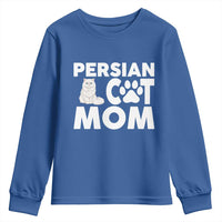 Proud Persian Cat Mom Youth Sweatshirt Fluffy Cat Lover Gift For Her