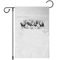 Minimalist Ferret Floral Graphic Garden Flag Exotic Pet Owner Gift