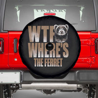 Funny Polecat Ferret Gift Spare Tire Cover WTF Where Is The Ferret