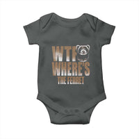 Funny Polecat Ferret Gift Baby Onesie WTF Where Is The Ferret