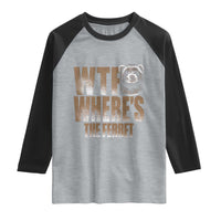 Funny Polecat Ferret Gift Raglan Shirt WTF Where Is The Ferret