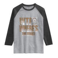 Funny Polecat Ferret Gift Raglan Shirt WTF Where Is The Ferret