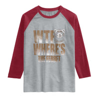 Funny Polecat Ferret Gift Raglan Shirt WTF Where Is The Ferret