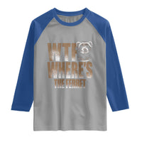 Funny Polecat Ferret Gift Raglan Shirt WTF Where Is The Ferret