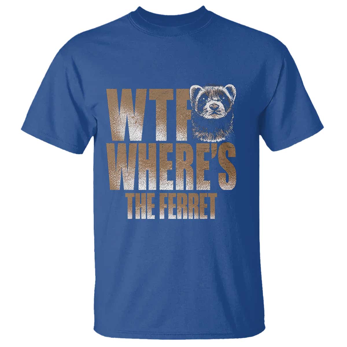 Funny Polecat Ferret Gift T Shirt WTF Where Is The Ferret
