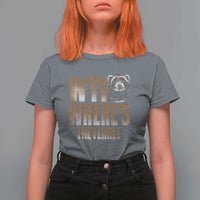 Funny Polecat Ferret Gift T Shirt For Women WTF Where Is The Ferret