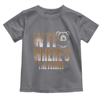 Funny Polecat Ferret Gift Toddler T Shirt WTF Where Is The Ferret