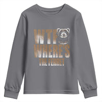 Funny Polecat Ferret Gift Youth Sweatshirt WTF Where Is The Ferret