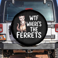 Funny Ferret Lover Gift Spare Tire Cover Where Is The Ferret