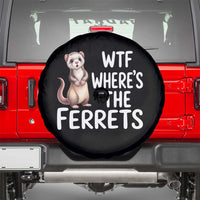 Funny Ferret Lover Gift Spare Tire Cover Where Is The Ferret