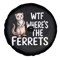 Funny Ferret Lover Gift Spare Tire Cover Where Is The Ferret