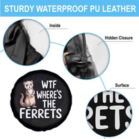 Funny Ferret Lover Gift Spare Tire Cover Where Is The Ferret
