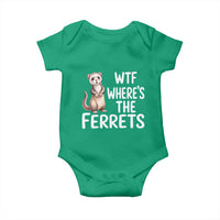 Funny Ferret Lover Gift Baby Onesie Where Is The Ferret