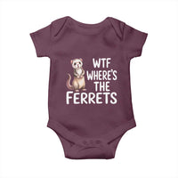 Funny Ferret Lover Gift Baby Onesie Where Is The Ferret