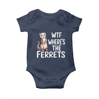 Funny Ferret Lover Gift Baby Onesie Where Is The Ferret