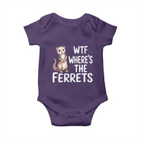Funny Ferret Lover Gift Baby Onesie Where Is The Ferret
