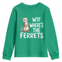 Funny Ferret Lover Gift Youth Sweatshirt Where Is The Ferret