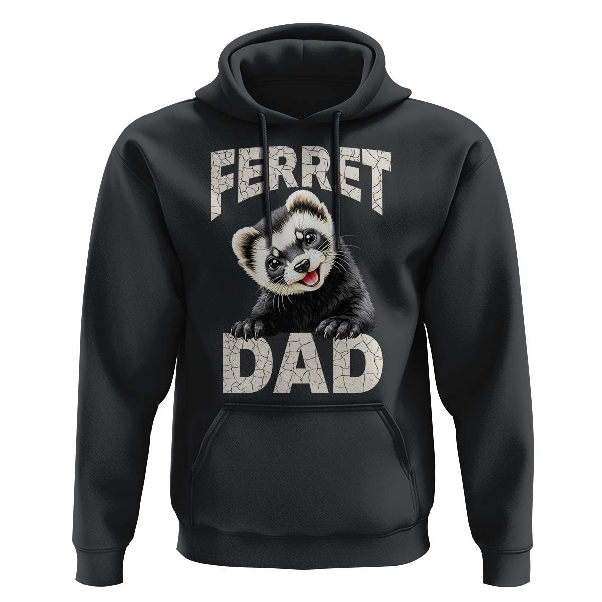 Ferret Dad Life Hoodie Cute Exotic Animal Parent Gift