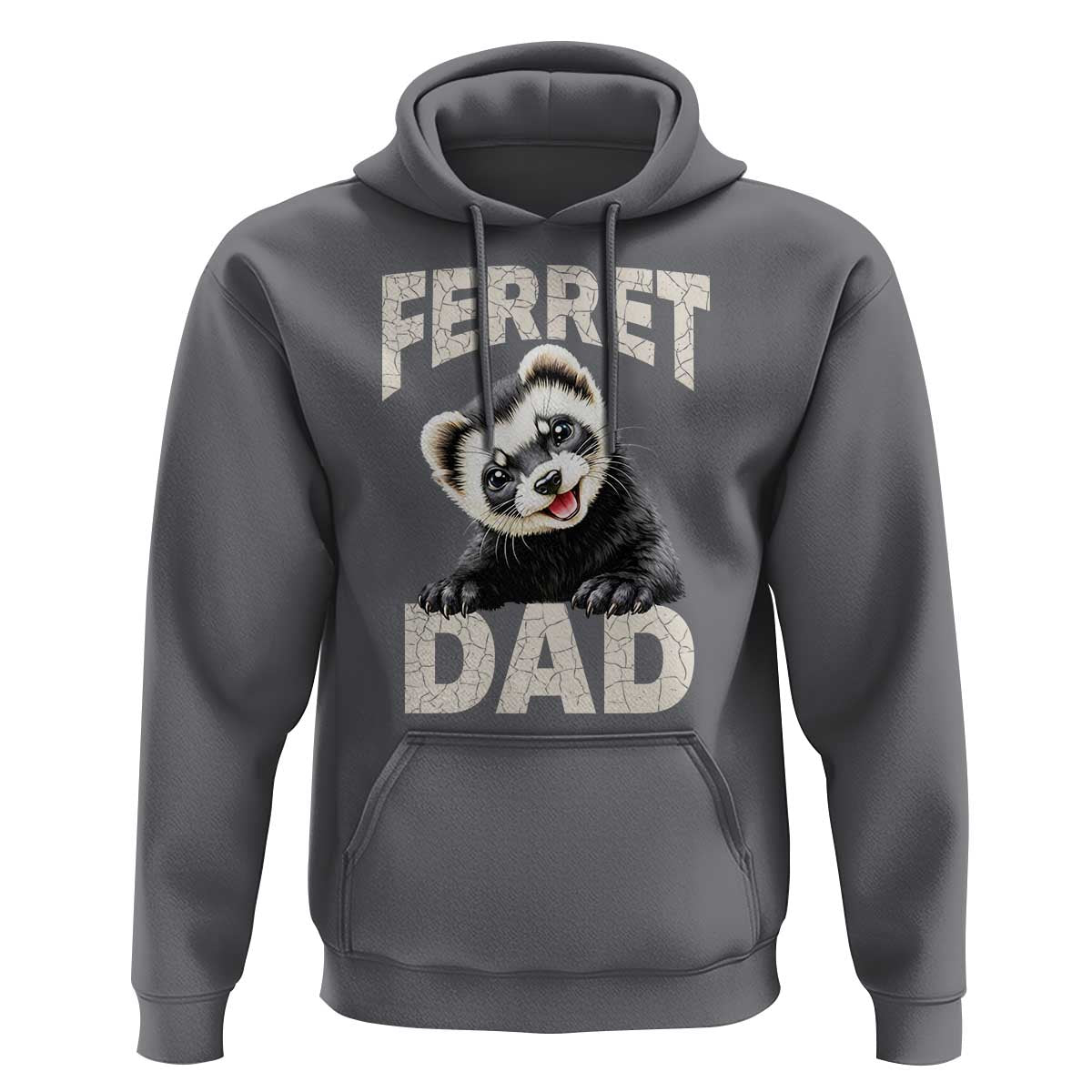 Ferret Dad Life Hoodie Cute Exotic Animal Parent Gift