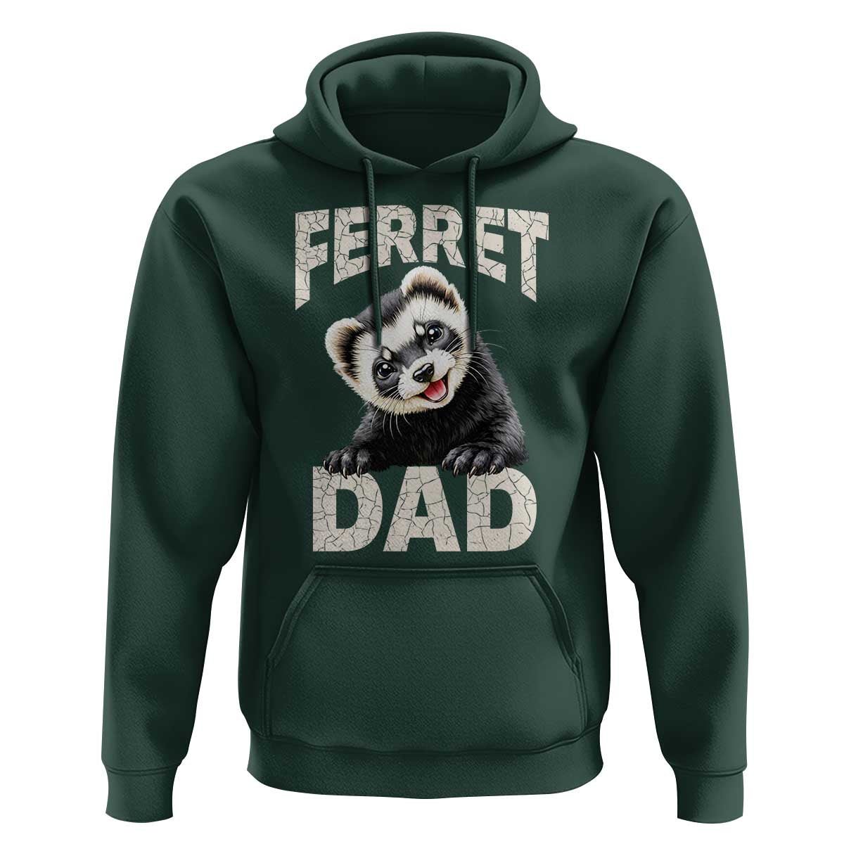 Ferret Dad Life Hoodie Cute Exotic Animal Parent Gift