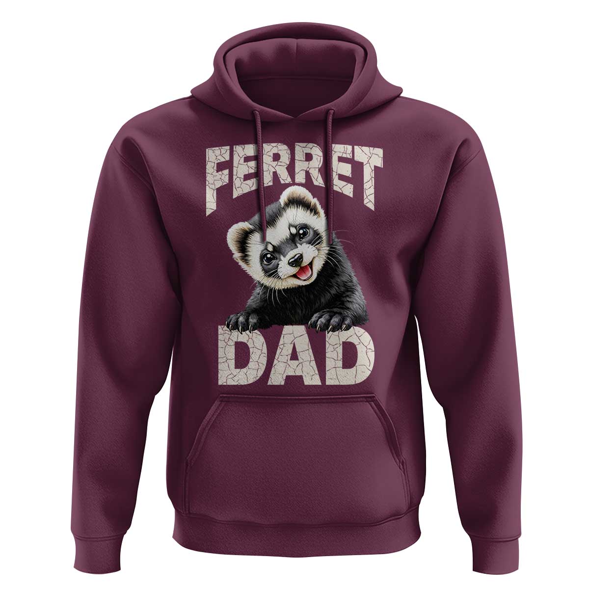 Ferret Dad Life Hoodie Cute Exotic Animal Parent Gift