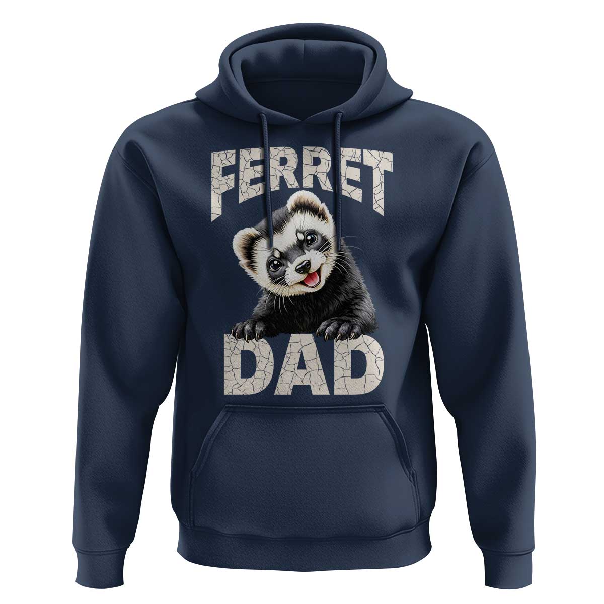 Ferret Dad Life Hoodie Cute Exotic Animal Parent Gift