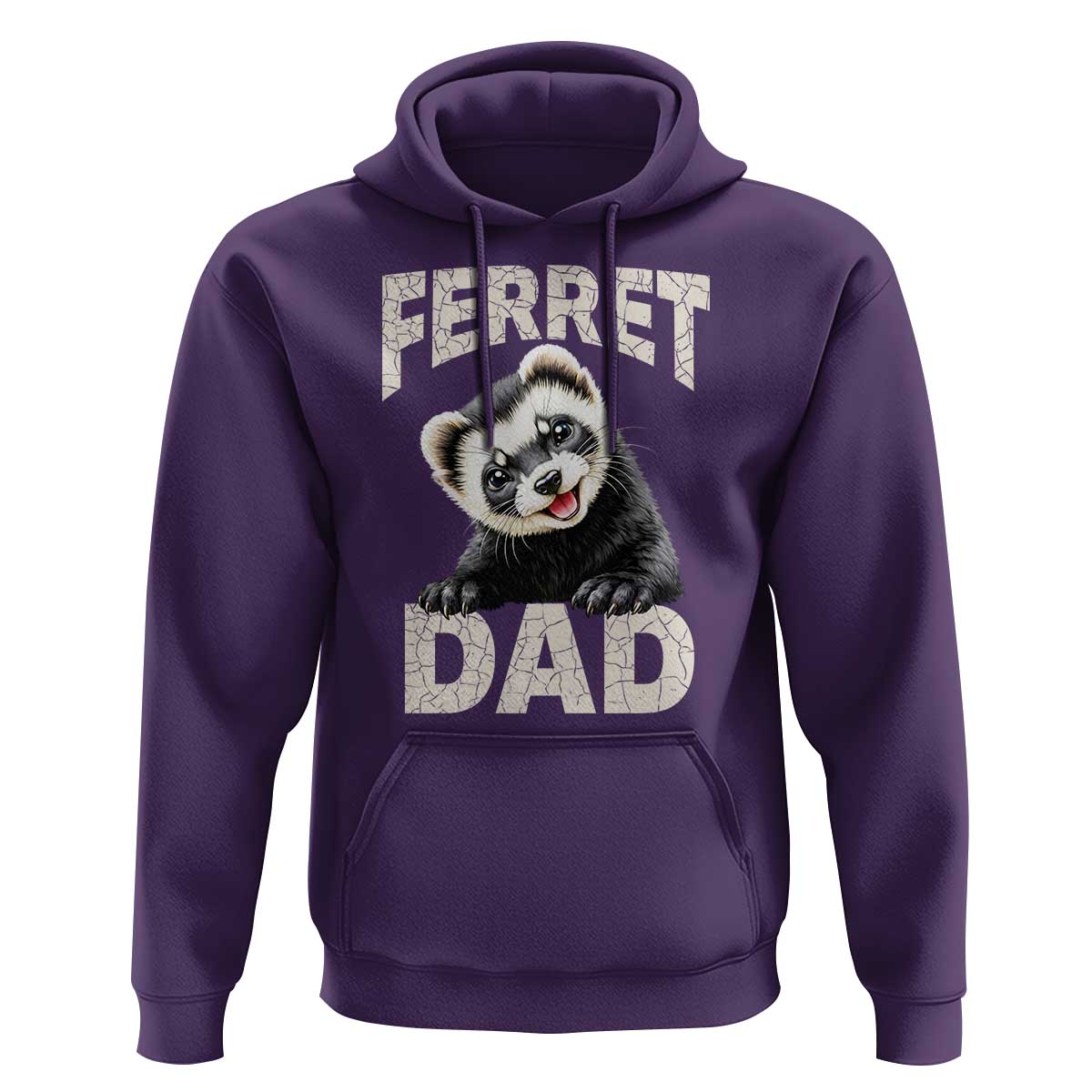 Ferret Dad Life Hoodie Cute Exotic Animal Parent Gift