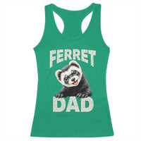 Ferret Dad Life Racerback Tank Top Cute Exotic Animal Parent Gift