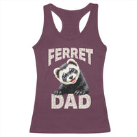 Ferret Dad Life Racerback Tank Top Cute Exotic Animal Parent Gift