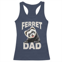 Ferret Dad Life Racerback Tank Top Cute Exotic Animal Parent Gift