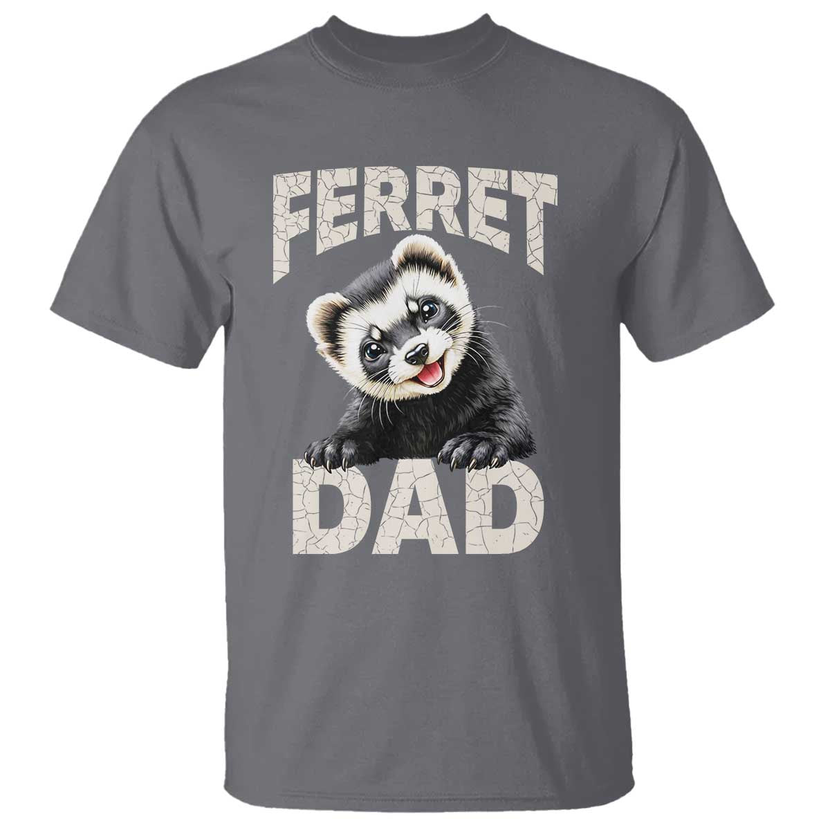 Ferret Dad Life T Shirt Cute Exotic Animal Parent Gift