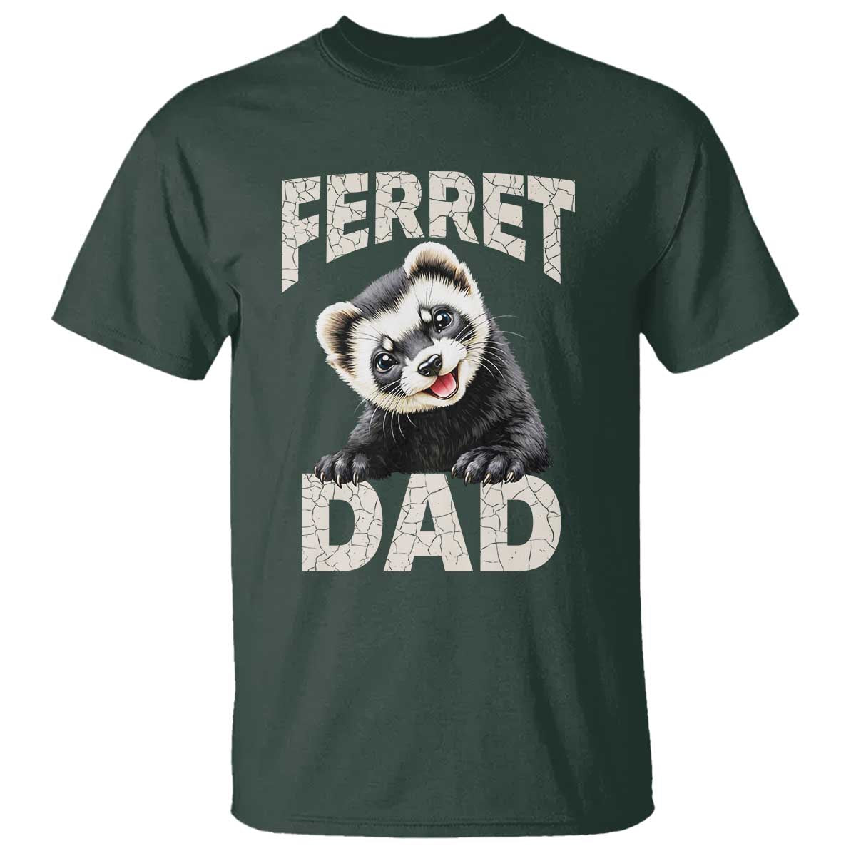 Ferret Dad Life T Shirt Cute Exotic Animal Parent Gift
