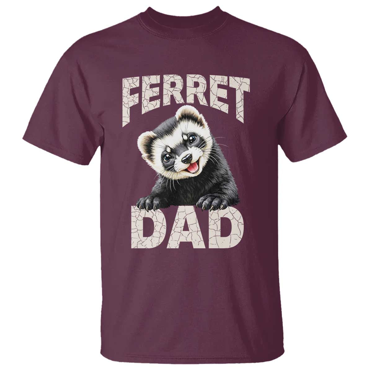 Ferret Dad Life T Shirt Cute Exotic Animal Parent Gift