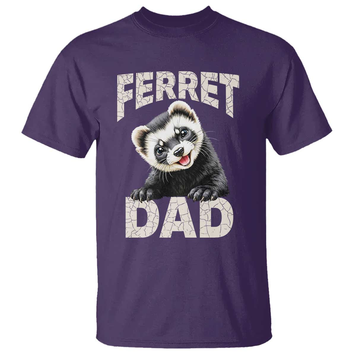 Ferret Dad Life T Shirt Cute Exotic Animal Parent Gift