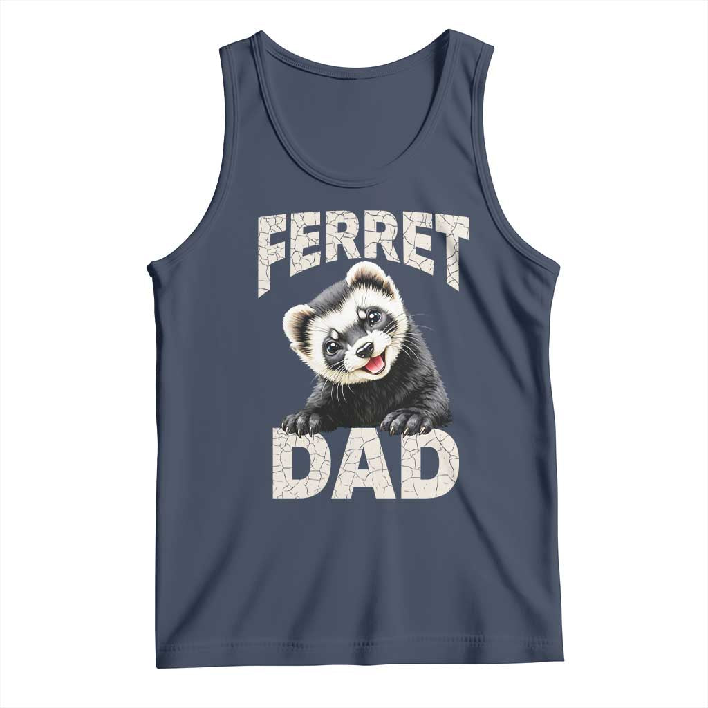 Ferret Dad Life Tank Top Cute Exotic Animal Parent Gift