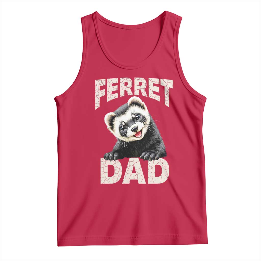 Ferret Dad Life Tank Top Cute Exotic Animal Parent Gift