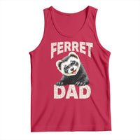 Ferret Dad Life Tank Top Cute Exotic Animal Parent Gift