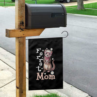 Ferret Mom Life Garden Flag Funny Cute Polecat Ferret Lover