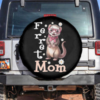 Ferret Mom Life Spare Tire Cover Funny Cute Polecat Ferret Lover