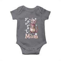 Ferret Mom Life Baby Onesie Funny Cute Polecat Ferret Lover